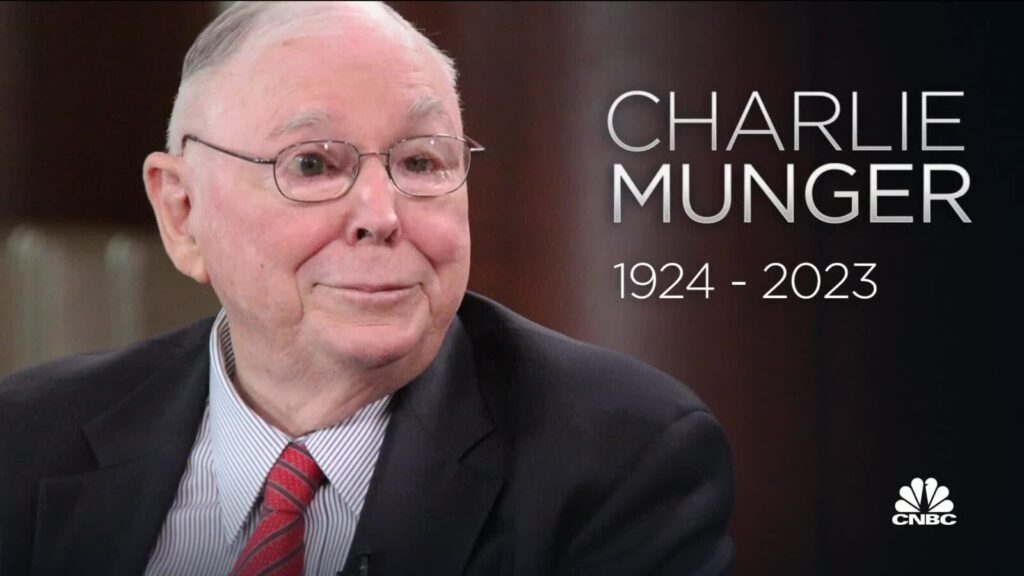 Charlie Munger, in memoriam